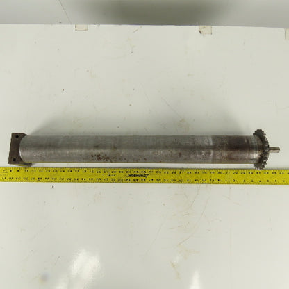 Heavy Duty Chain Driven Power Conveyor Roller 3-1/2" Diameter x 33-1/2" OAL