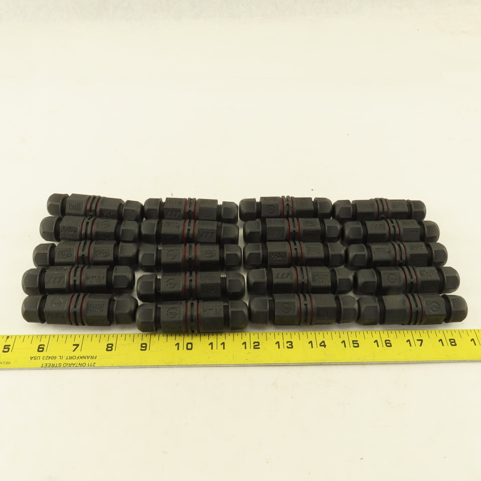 Shenzhen LLT-L20 3 Pole Double Cord Strain Relief Gland 7.5mm Cable Lot Of 20