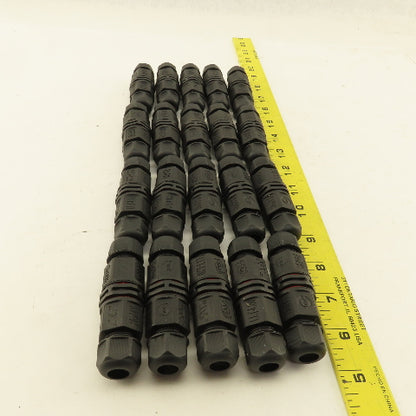 Shenzhen LLT-L20 3 Pole Double Cord Strain Relief Gland 7.5mm Cable Lot Of 20