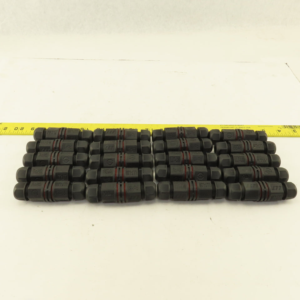 Shenzhen LLT-L20 3 Pole Double Cord Strain Relief Gland 7.5mm Cable Lot Of 20