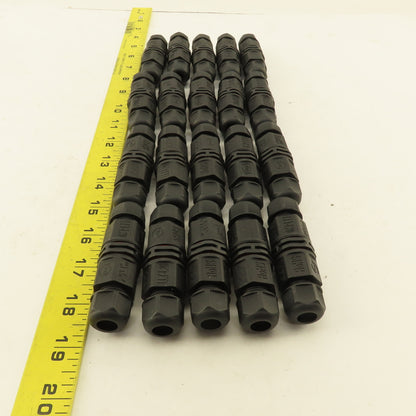 Shenzhen LLT-L20 3 Pole Double Cord Strain Relief Gland 7.5mm Cable Lot Of 20