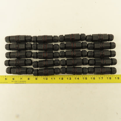 Shenzhen LLT-L20 3 Pole Double Cord Strain Relief Gland 7.5mm Cable Lot Of 20