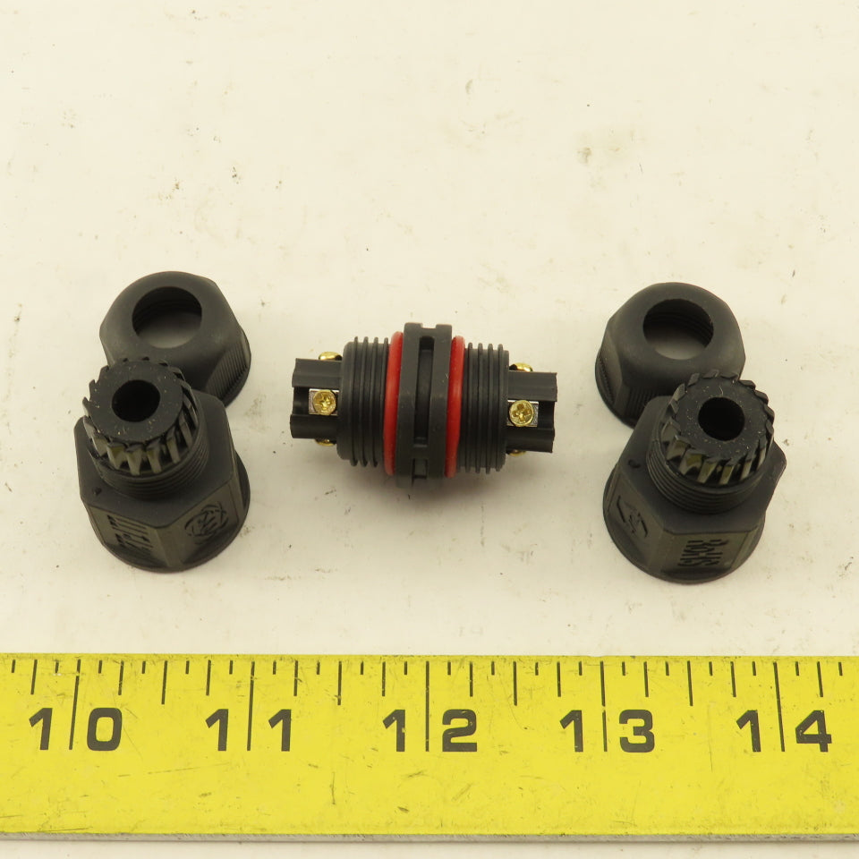 Shenzhen LLT-L20 3 Pole Double Cord Strain Relief Gland 7.5mm Cable Lot Of 20