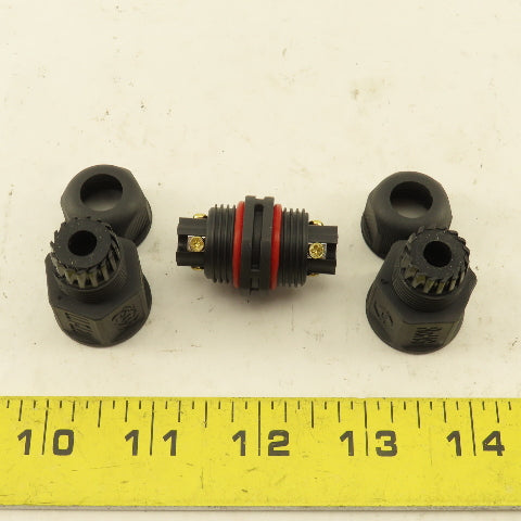 Shenzhen LLT-L20 3 Pole Double Cord Strain Relief Gland 7.5mm Cable Lot Of 20
