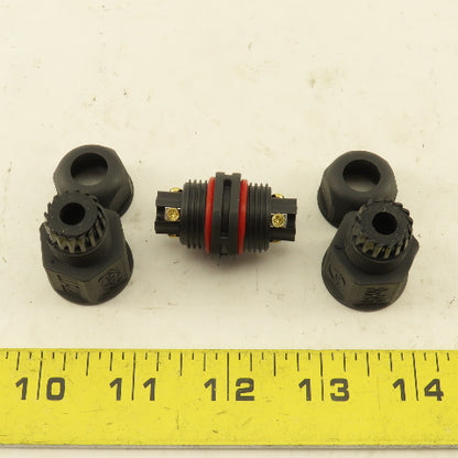 Shenzhen LLT-L20 3 Pole Double Cord Strain Relief Gland 7.5mm Cable Lot Of 20
