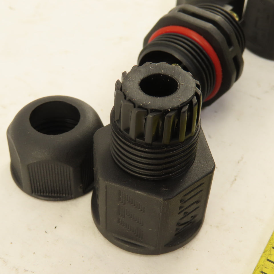 Shenzhen LLT-L20 3 Pole Double Cord Strain Relief Gland 7.5mm Cable Lot Of 20