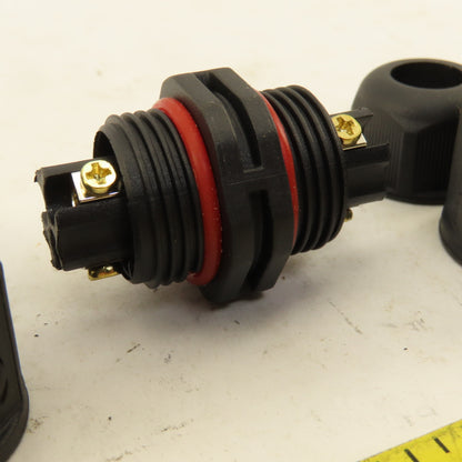 Shenzhen LLT-L20 3 Pole Double Cord Strain Relief Gland 7.5mm Cable Lot Of 20