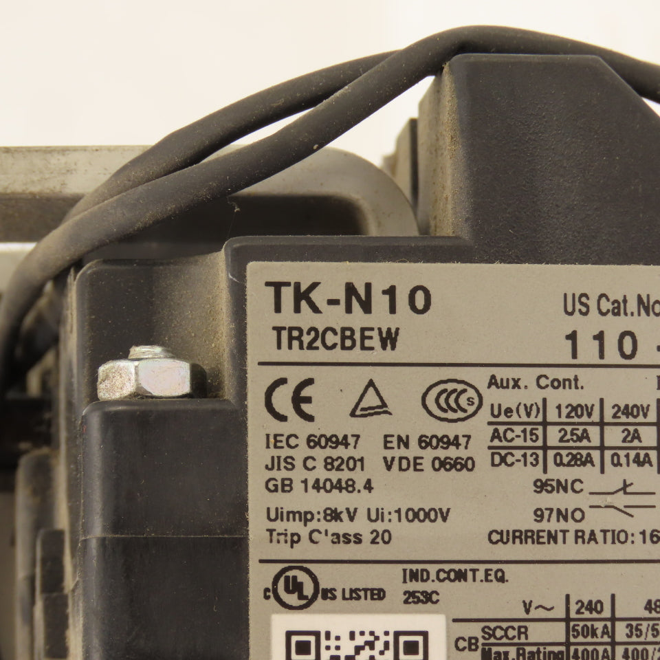 Fuji TK-N10 TR2CBEW Thermal Overload Relay 110-160A 600V