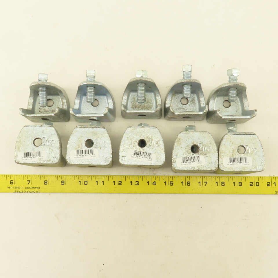 Unistrut RP2894-50 1/2" Hot Dip Galvanized Beam Clamp Hanger Lot Of 10