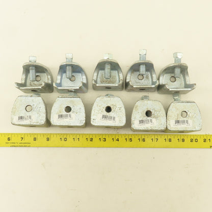 Unistrut RP2894-50 1/2" Hot Dip Galvanized Beam Clamp Hanger Lot Of 10