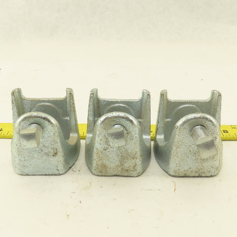 Unistrut RP2894-50 1/2" Hot Dip Galvanized Beam Clamp Hanger Lot Of 3