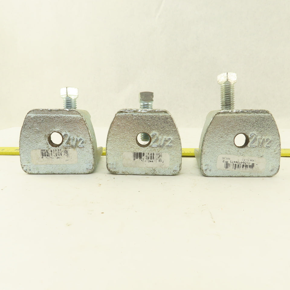 Unistrut RP2894-50 1/2" Hot Dip Galvanized Beam Clamp Hanger Lot Of 3
