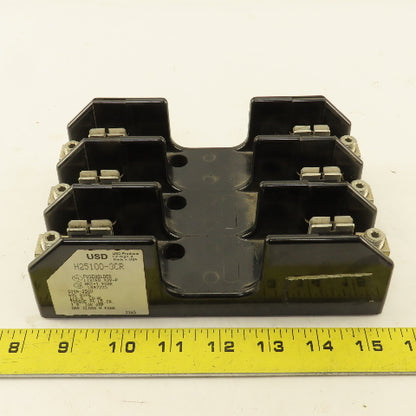 USD Products H25100-3CR 100A 250V 1/0-8 CU-AL 3 Pole HCR-1 Fuse Holder