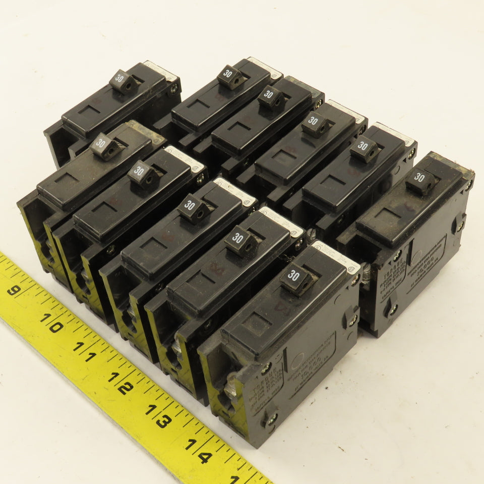 Cutler Hammer Type BA 30A 120/240V Single Pole Circuit Breaker Lot 11
