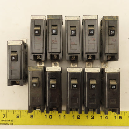 Cutler Hammer Type BA 30A 120/240V Single Pole Circuit Breaker Lot 11