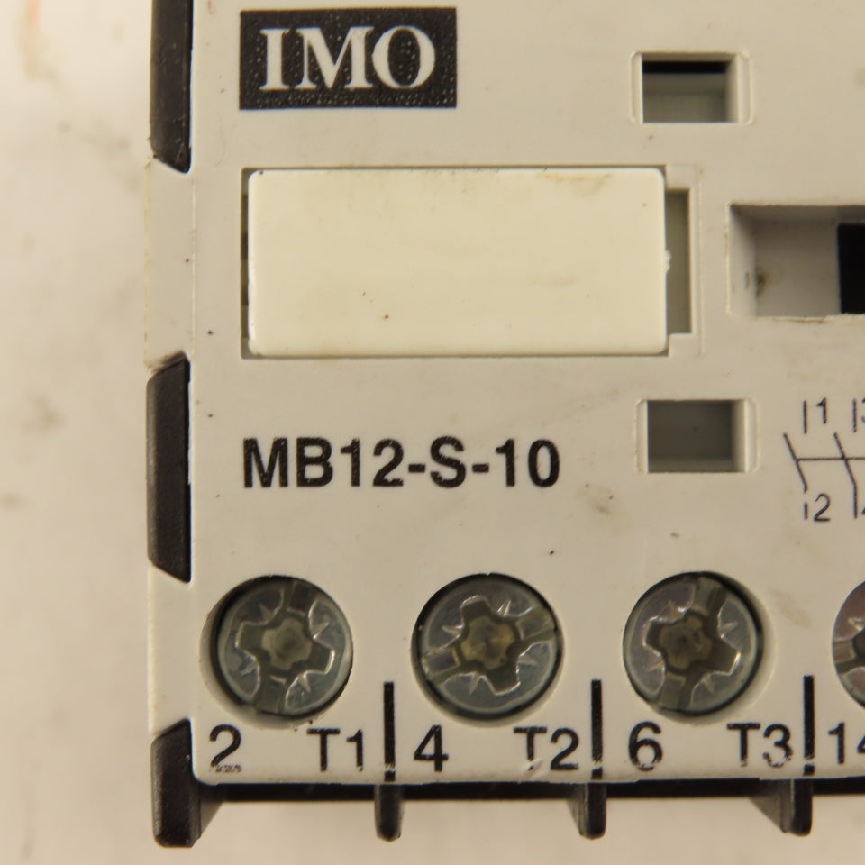 IMO MB12-S-10 690V 20A Contactor 5.5kW 3NO 1NC 230/250V Coil