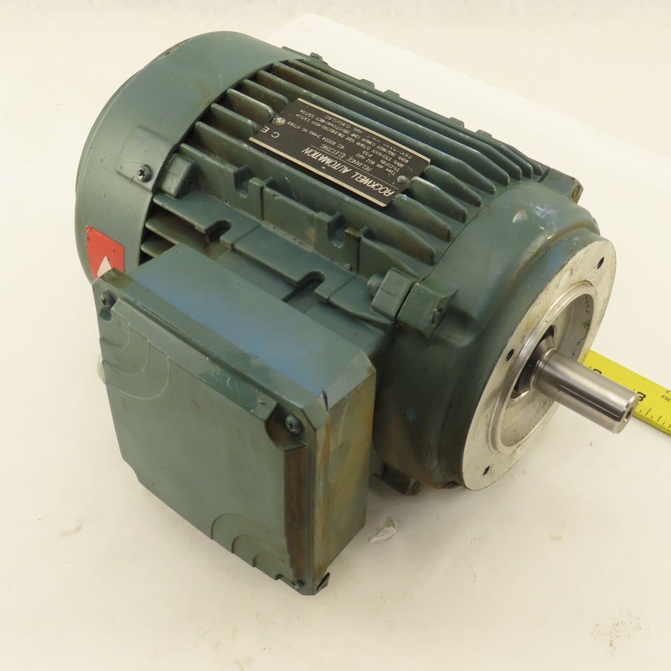 Reliance Type AM 80Z AA2 1.2Hp Electric Motor 250-277/440-480V  3Ph 3370RPM