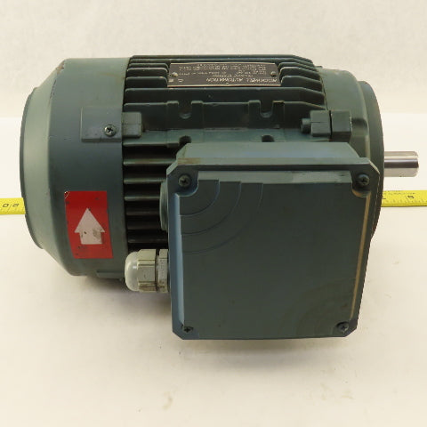 Reliance Type AM 80Z AA2 1.2Hp Electric Motor 250-277/440-480V  3Ph 3370RPM