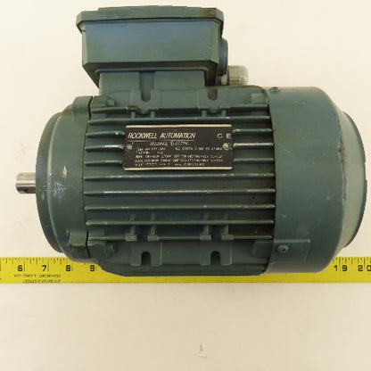 Reliance Type AM 80Z AA2 1.2Hp Electric Motor 250-277/440-480V  3Ph 3370RPM