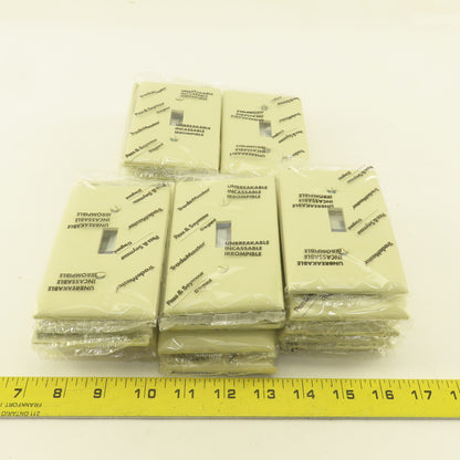 Trade Master TP1-I 1 Gang Light Switch Cover Ivory Lot Of 30