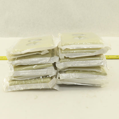 Leviton 221-PJ8-I 1 Gang Wall Plate Thermoplastic Ivory Lot Of 22