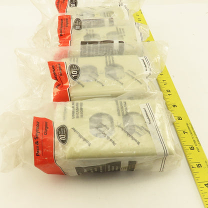 Pass Seymour TP8ICP10 1 Gang Single Duplex Outlet Wall Plat Ivory Lot Of 40