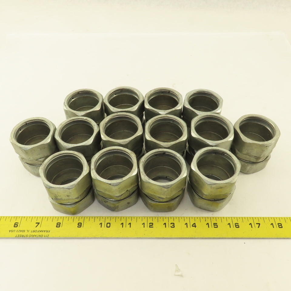 Madison Equipment L-30 1-1/2" Rigid EMT Conduit Compression Coupling Lot Of 14