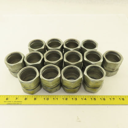 Madison Equipment L-30 1-1/2" Rigid EMT Conduit Compression Coupling Lot Of 14