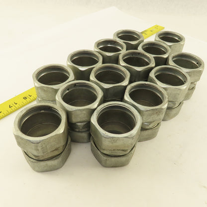 Madison Equipment L-30 1-1/2" Rigid EMT Conduit Compression Coupling Lot Of 14
