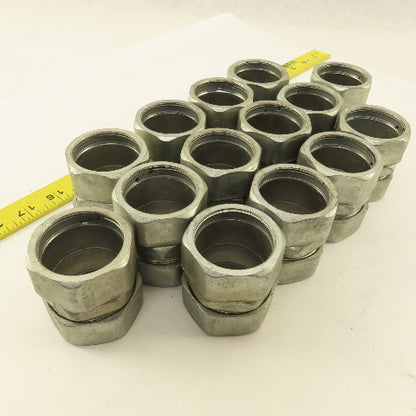 Madison Equipment L-30 1-1/2" Rigid EMT Conduit Compression Coupling Lot Of 14