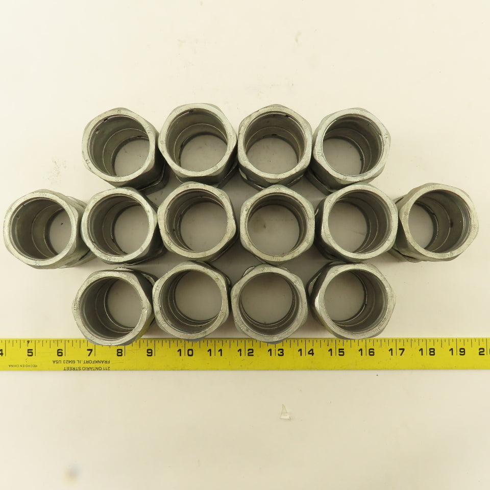 Madison Equipment L-30 1-1/2" Rigid EMT Conduit Compression Coupling Lot Of 14
