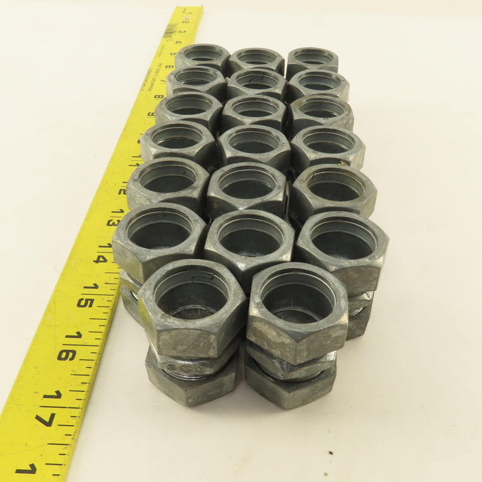 Bridgeport 261-DC 3/4" Rigid EMT Conduit Compression Coupling Lot Of 20