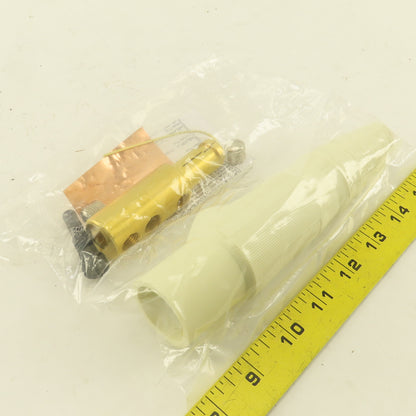 Hubbell HBL300MW 600VAC 300A Single Pole Male Plug White