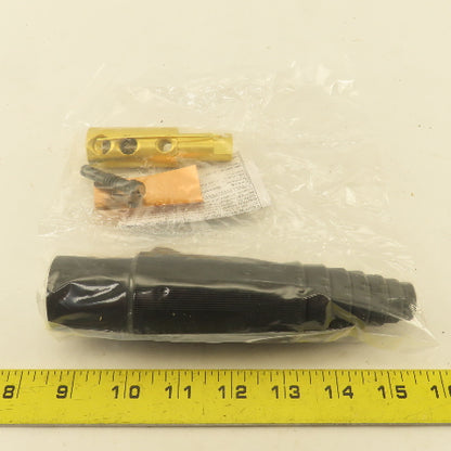 Hubbell HBL300MBK 600VAC 300A Single Pole Male Plug Black