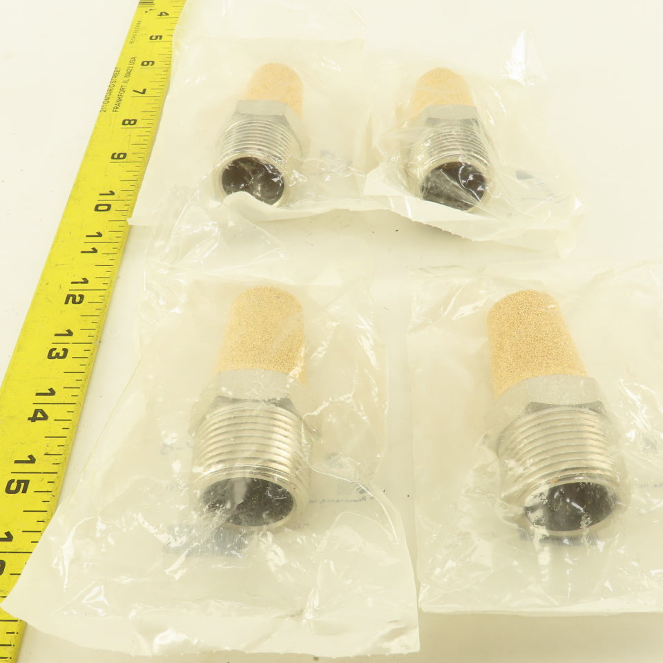 Arrow Pneumatics ASP-8 1" NPT Exhaust Muffler NIB Lot Of 4