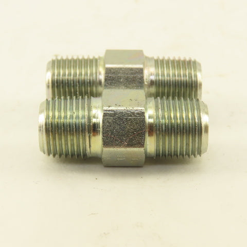 1/8"-28 (-2) Double Ended Inverted Flare Union Stainless Steel Lot Of 2