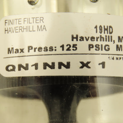 Parker QN1NN X1 1/4" NPT Polyurethane 125PSI  Compressed Air Filter Assembly
