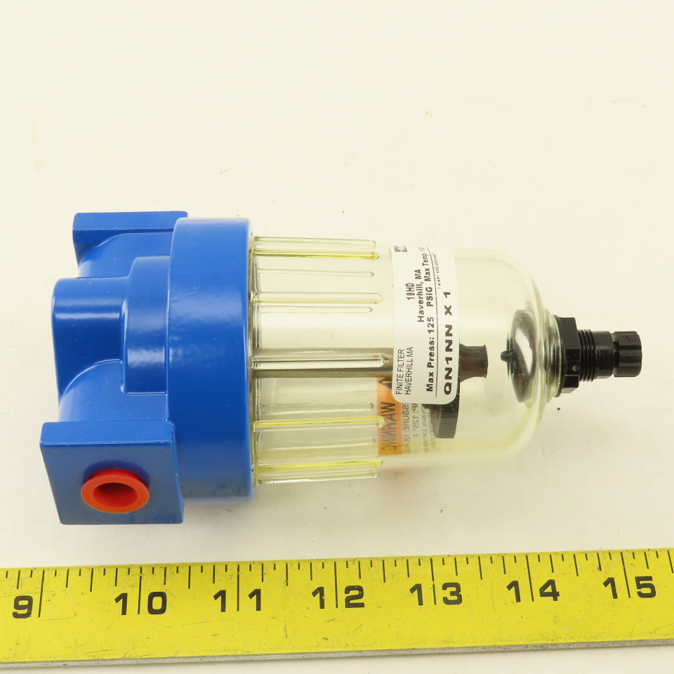 Parker QN1NN X1 1/4" NPT Polyurethane 125PSI  Compressed Air Filter Assembly