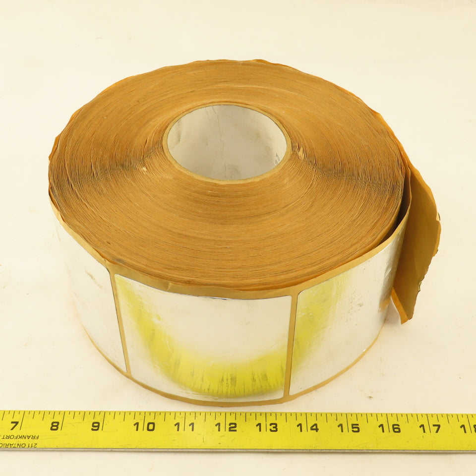 Intasco 70997A-P 4" x 4" Self Adhesive Foil Patch Roll