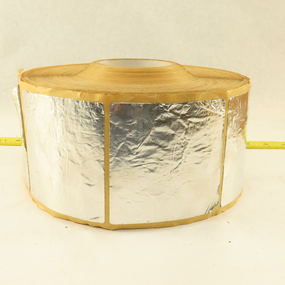 Intasco 70997A-P 4" x 4" Self Adhesive Foil Patch Roll