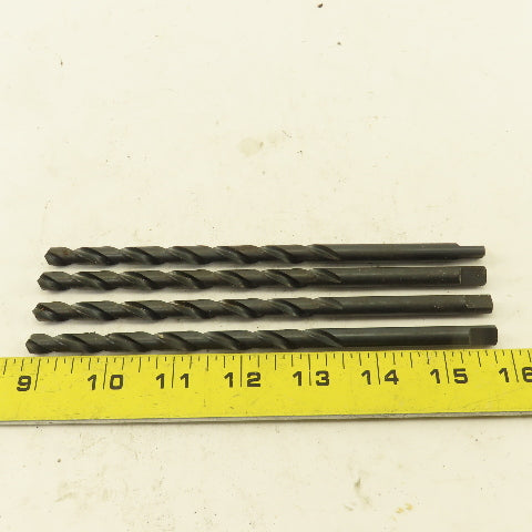 5/16" Dia. 2 Flute Twist Drill Straight Shank 118° 7" OAL Lot of 4