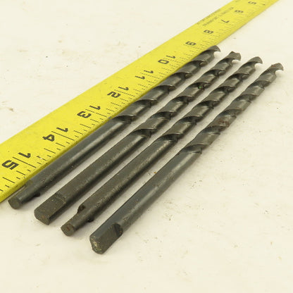 5/16" Dia. 2 Flute Twist Drill Straight Shank 118° 7" OAL Lot of 4