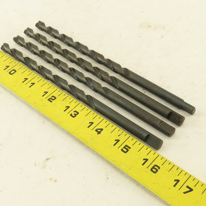 5/16" Dia. 2 Flute Twist Drill Straight Shank 118° 7" OAL Lot of 4