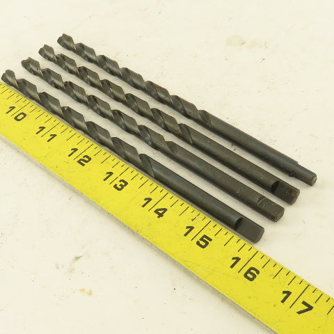 5/16" Dia. 2 Flute Twist Drill Straight Shank 118° 7" OAL Lot of 4