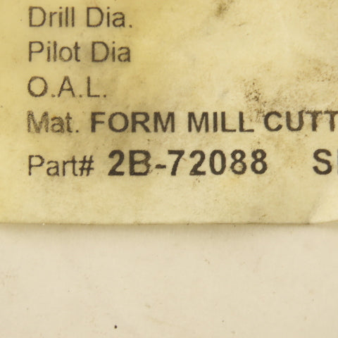 Wetmore 2B-72088 Hobbing Form Mill Cutters Set 5 Lot of 4