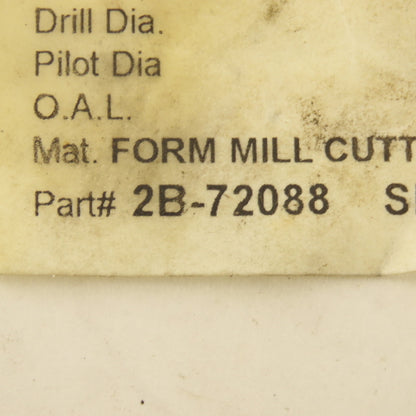 Wetmore 2B-72088 Hobbing Form Mill Cutters Set 5 Lot of 4