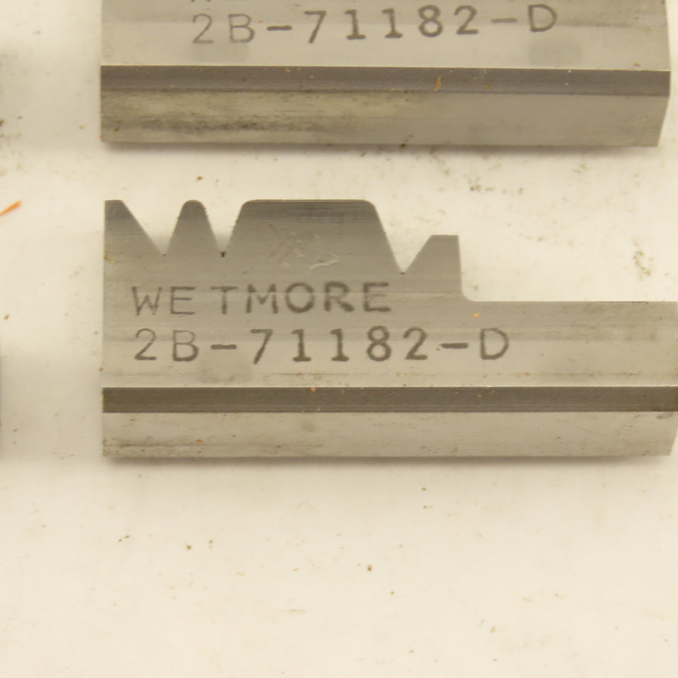 Wetmore 2B-71182 Hobbing Form Mill Cutters Set 3 Lot of 4