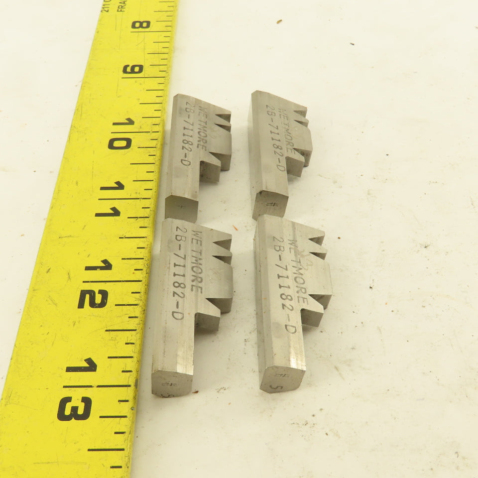 Wetmore 2B-71182 Hobbing Form Mill Cutters Set 3 Lot of 4