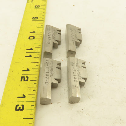 Wetmore 2B-71182 Hobbing Form Mill Cutters Set 3 Lot of 4