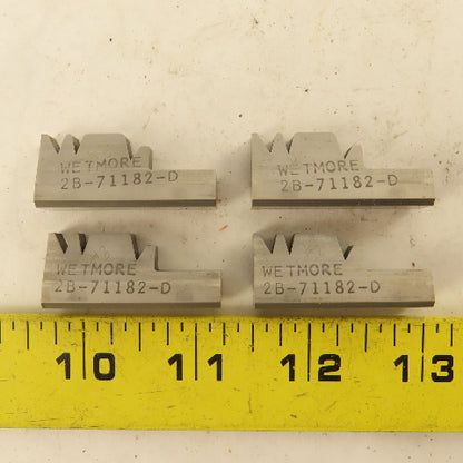 Wetmore 2B-71182 Hobbing Form Mill Cutters Set 3 Lot of 4